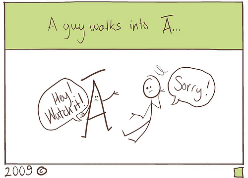 A bar