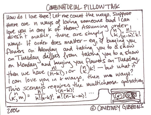 Combinatorial Pillow Talk