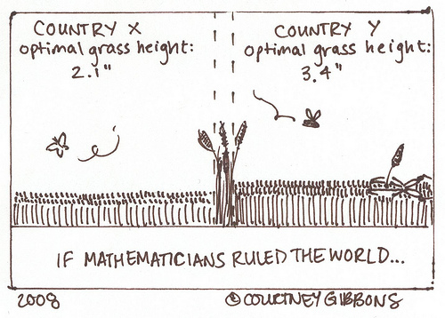 If Mathematicians Ruled the World…