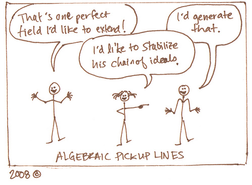 Algebraic Pick Up Lines