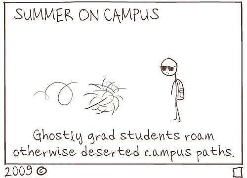 Summer on campus