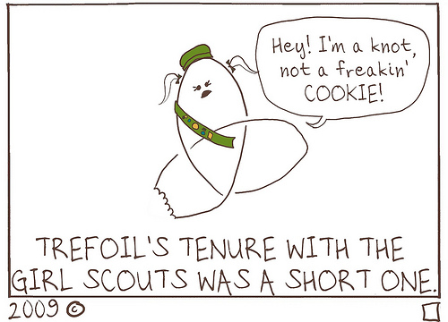 Trefoil Cookie – KNOT!